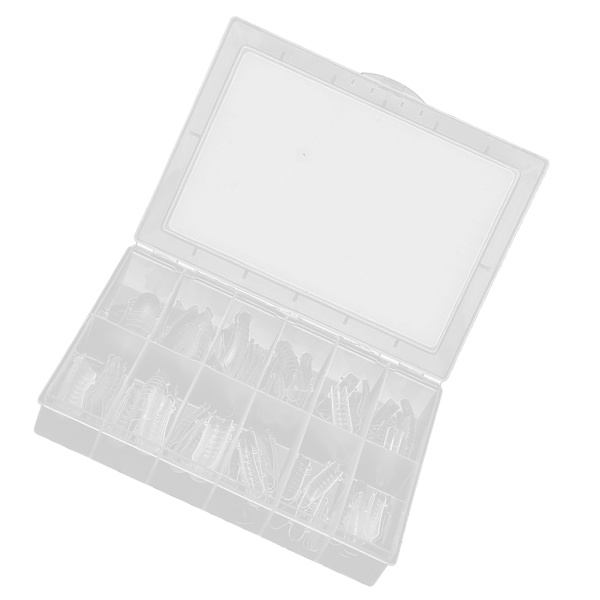 120 st falska nagelspetsar transparent färg artificiella falska nagelspetsar för nagelsalong DIY nagelkonst
