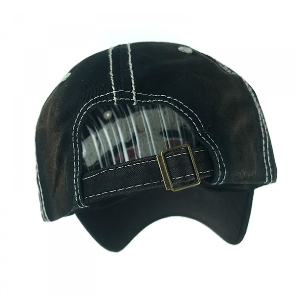 Retro vasket og farget bomullscaps med justerbar baseballcaps