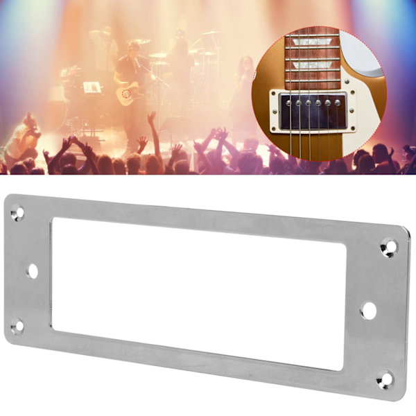 Pickup-ram silver krompläterad basinstrumenttillbehör 151 mm