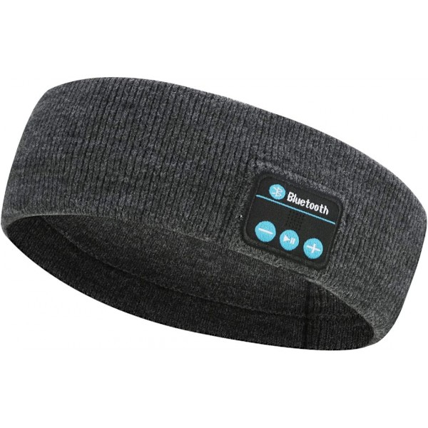 Unimaku Bluetooth-kuulokkeet nukkumiseen, ultrapehmeä hihna sivuilla nukkuville, urheiluun, juoksuun ja lenkkeilyyn (musta)