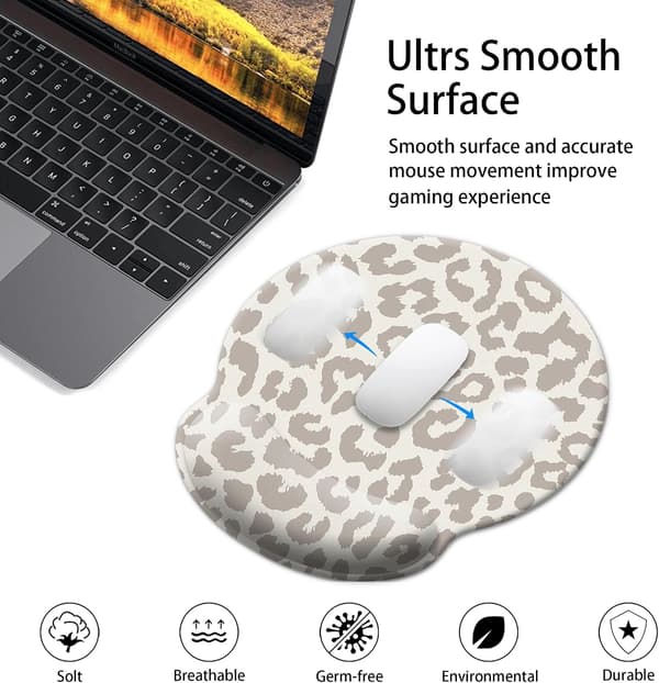 Musematte med håndleddsstøtte, Ergonomisk musematte med håndleddsstøtte, Komfortabel musematte med myk håndleddsstøtte, Smertelindrende musematter for N