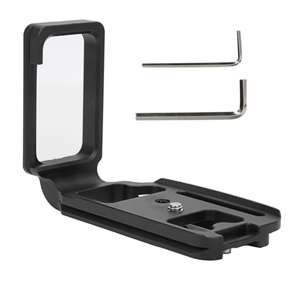 Aluminiumslegering L-formet Quick Release Plade Tilbehør til Nikon D750 spejlreflekskamera