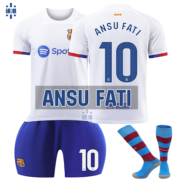 ANSU FATI FC BARCELONA ADV MATCH BORTEDRAKT 2023/24 26 No.10F