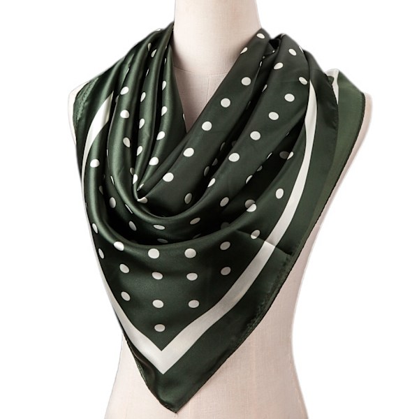 35 x 35 Naisen Neliö Silkkimainen Hius Huivi Pää Uni Wrap Satiini Hiushuivi, E