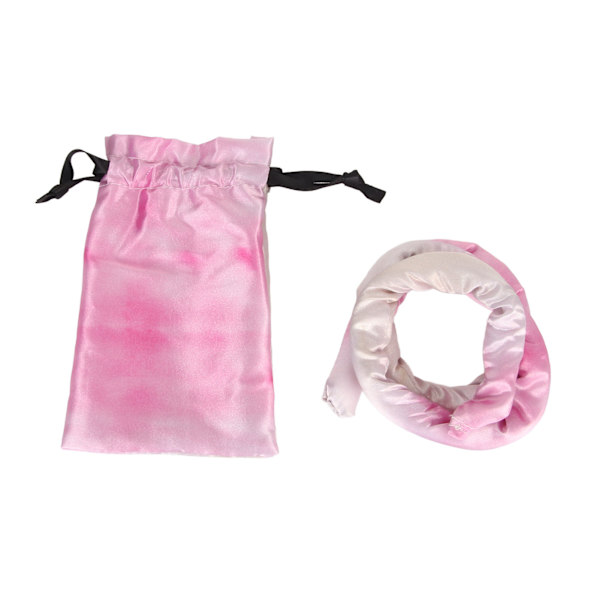 Spiral Lock Hår Tie Tie Dye Rosa Män Kvinnor Böjlig Dreadlocks Hår Tie Ponytail Hållare Tillbehör