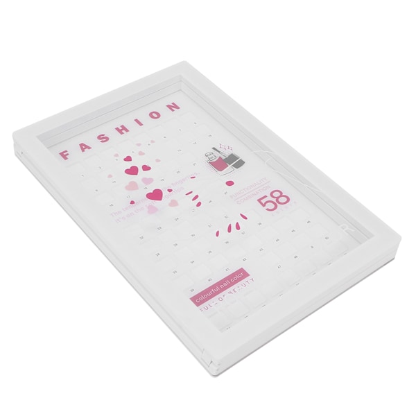 Neglekunst Display Bog 58 Farver Salon Negle Gel Farve Display Bog DIY Neglelak S Farvekort