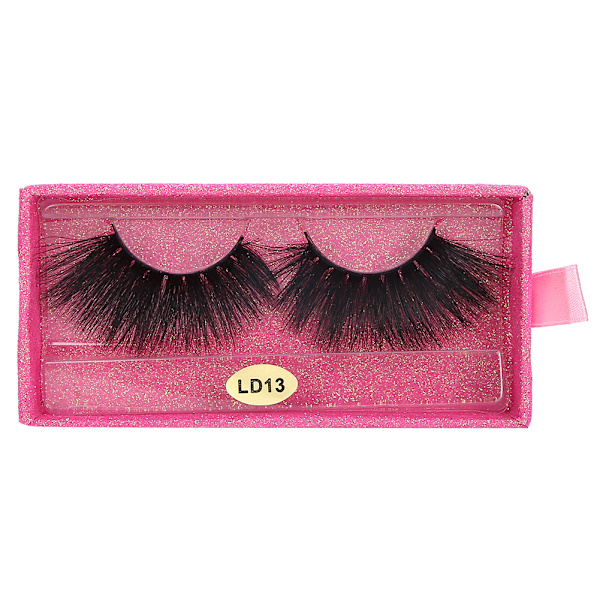 5D 25mm Falska Ögonfransar Makeup Falska Ögonfransar Fluffy Curling Långa Falska Ögonfransar LD13