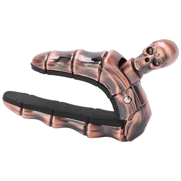 Gitarr Capo Ballad Zinklegering Silikon Diakritik Dödskalle Musikinstrument Tillbehör Brons