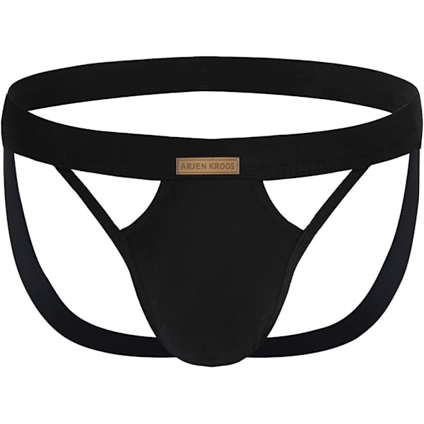 Miesten urheilullinen tukialushousu Stretch-alusvaatteet Mesh Jock Strap Multipack F Black