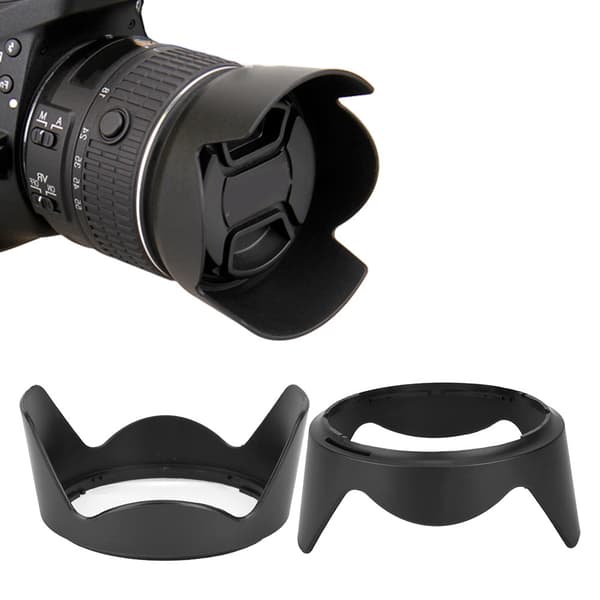 HB-25 ABS modlysblænde erstatning til Nikon AF S VR ED 24-120mm f 3.5-5.6 objektiv