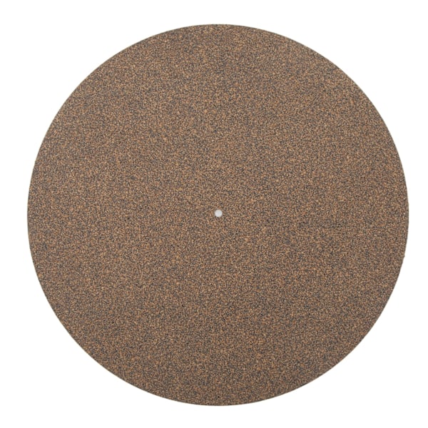 Korkplate for platespiller - Reduserer slitasje og resonans - Passer til alle platespillere