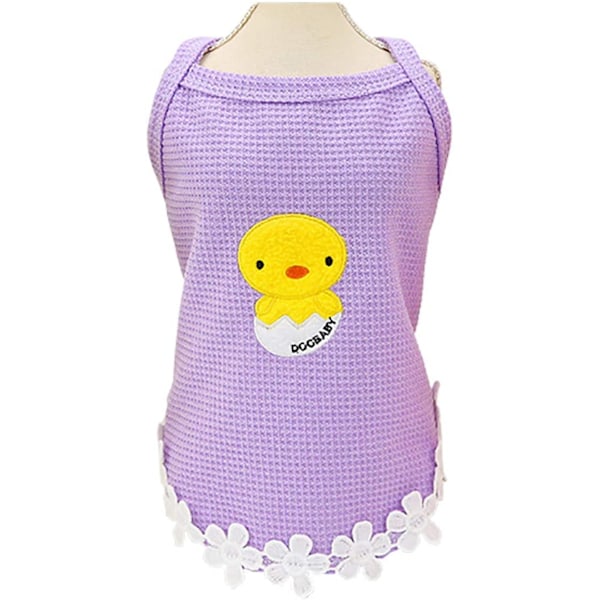 Koiran mekko Pennun hame Koiran mekko Prinsessan hame Tutu Kana-hame Hihnalla Häämekko Puuvillahihnallinen hame Pennuille Tytöille Naispuolisille Kisseille (Koko L)
