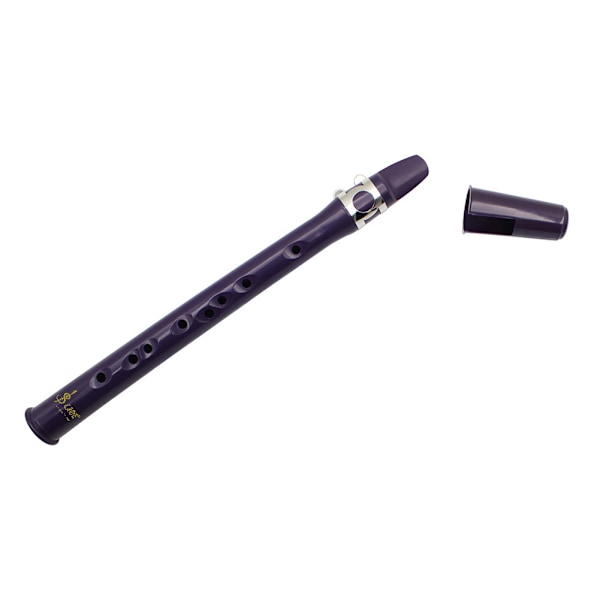 LADE Mini E-Flat Sax Saxofon med munstycke Instrument för nybörjare (Lila)