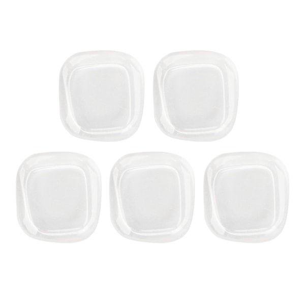 50 st nagelfärgskort transparent säkert glas fyrkantig tå nagellack färgdisplaykort