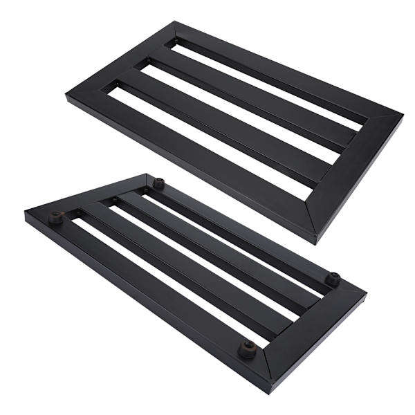 47x27cm Elektrisk gitarr effektpedalbräda med kardborreband slips instrumenttillbehör