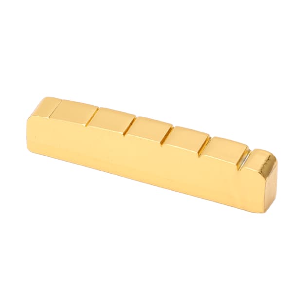 42mm förskårad mutter 6 strängar akustisk gitarr mutter ersättning stränginstrument tillbehör