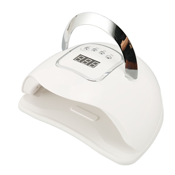 UV LED Neglelampe med Dobbel Lyskilde Rød Belysning Avtakbar Base 66 stk Lampebrikker 4 Timer UV Neglelampe 100‑240V EU-kontakt