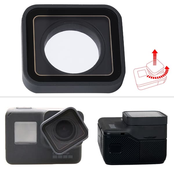 Erstatningslinsecover til Hero 5 Hero 6 Hero 7 Black kamera tilbehør