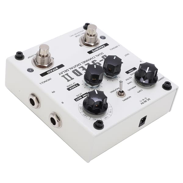 Forsinkelseseffekt Stereo Dual Channel 8 Moduser Loop-opptak Digital Stompbox 2000MS DC9V 220mA