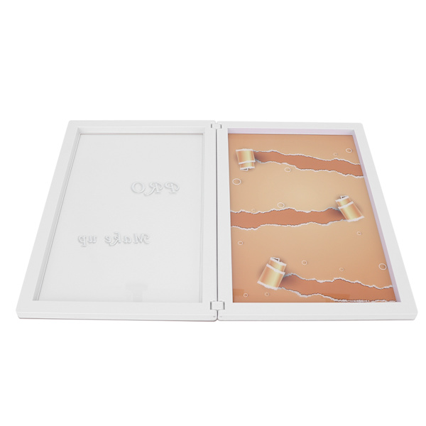 Magnetisk stängning nagelkonst salong nagelgel färgdisplaybok DIY nagellack färgkort displayverktyg