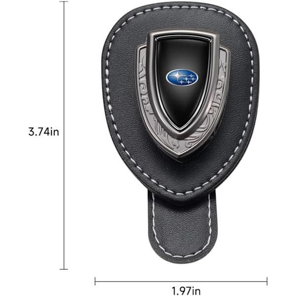 Solglasögonhållare för bil till Subaru BRZ 2015-up Subaru Legacy Outback XV Crosstrek WRX, Glasögonhållare för bilsolskydd, Solglasögonhållare för bil