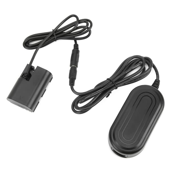 AC-strømadapter DC-kobling LPE6 fuldt afkodet dummy-batterisæt til Canon 5D2 5D3 5D4 6D 6D2 60D