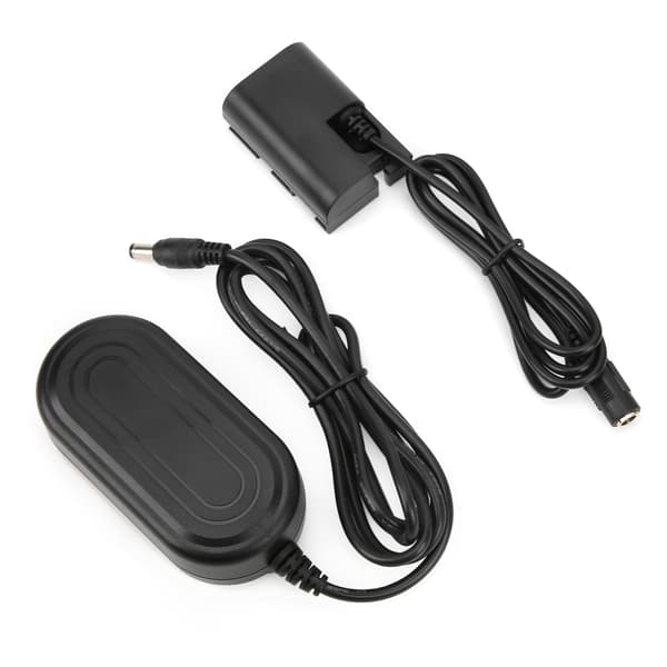 AC-strømadapter DC-kobling LPE6 fuldt afkodet dummy-batterisæt til Canon 5D2 5D3 5D4 6D 6D2 60D
