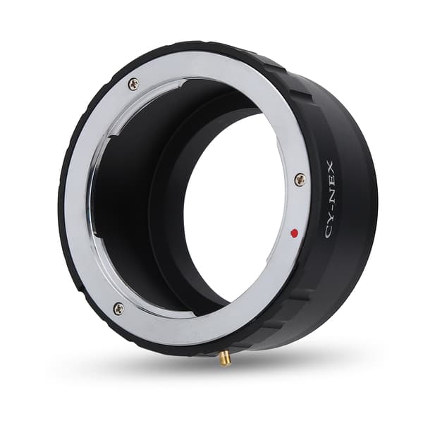 1 stk. holdbar aluminiumslegering CY-linseadapterring til Sony NEX-monteringskameraer