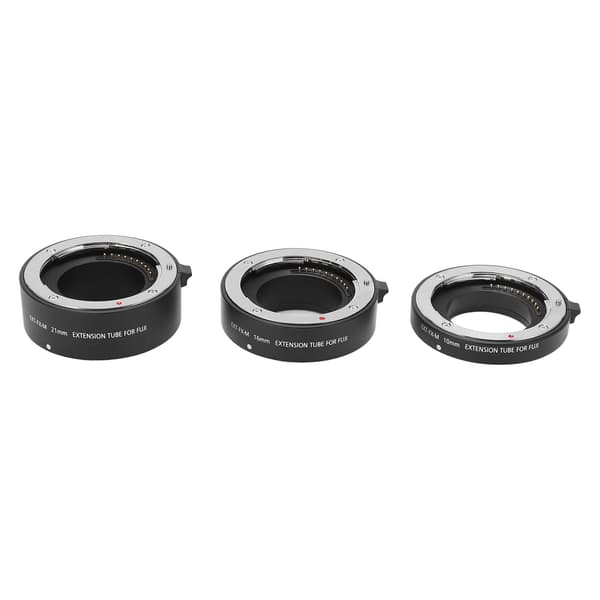 Autofokus makroforlængerrør adapterring 10mm+16mm+21mm til Fujifilm X-mount objektiver