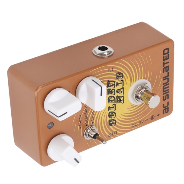AC Analog Pedal Elektrisk Gitar Effektdeler 3 Moduser Musikkinstrument Tilbehør