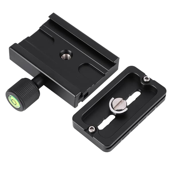 Bærbar Universal Kamera Quick Release Plade Adapter Monteringsskrue til Stativ Monopod