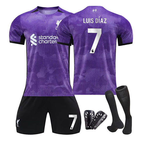 23/24 Liverpool Second Away Barn Jersey Set med strumpor och skydd 9 FIRMINO 3XL