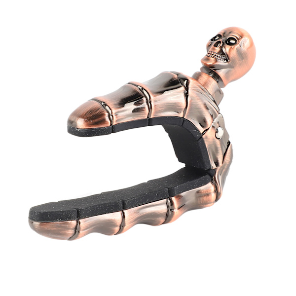Akustisk gitarr capo dödskalle form snygg cool metall elektrisk klassisk gitarr capo för ukulele lila brons