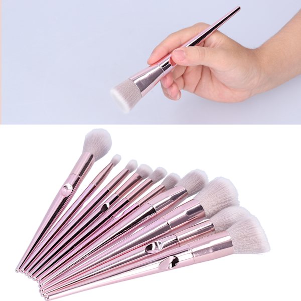 10PCS Makeup Brushes Set Myke Bust for Blush Eye Shadow Eyebrow Highlight