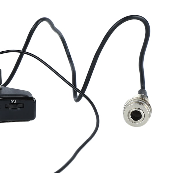 Elektrisk gitar pickup monteringsett piezoelektrisk keramisk sensor akustisk lydhull pickup tilbehør