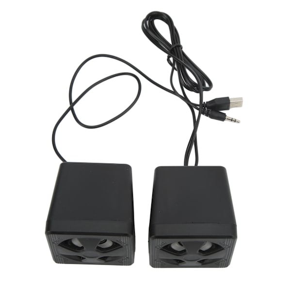 Desktop Sound Mini 3,5 mm gränssnitt USB-trådbundna bärbara stereohögtalare för dator bärbar dator