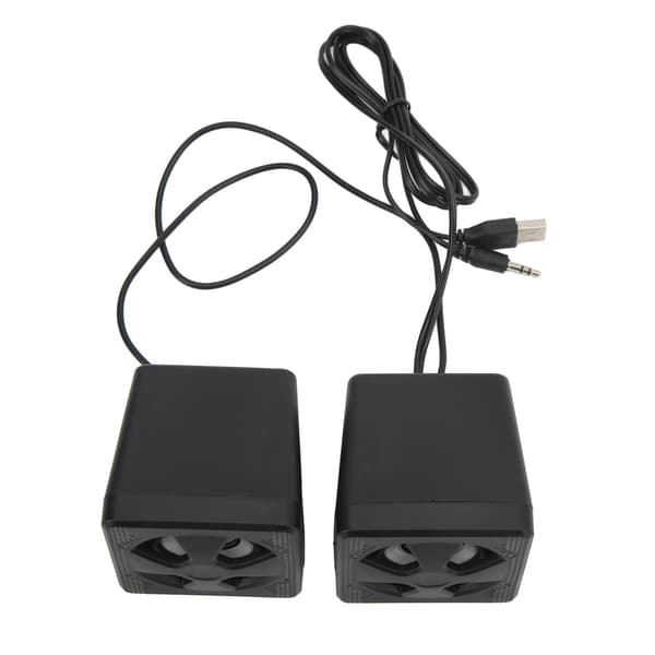 Stasjonær lyd Mini 3,5 mm grensesnitt USB kablede bærbare stereohøyttalere for datamaskin bærbar PC