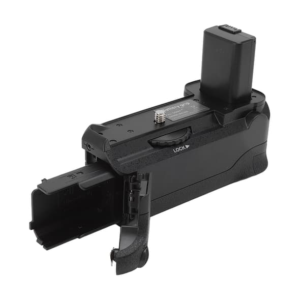 Vertikalt batterigrep ABS Kamerabatterigrep Holder For A6000 A6300 A6400 A6100 A6500