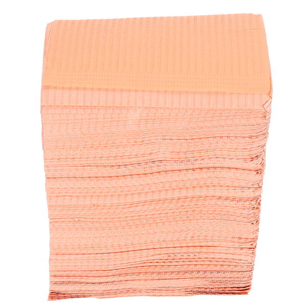 125 st engångsunderlägg för nagelbord, mjuk bordsduk, vattentät, hopfällbar nagelspetskonstplatta för salong, orange