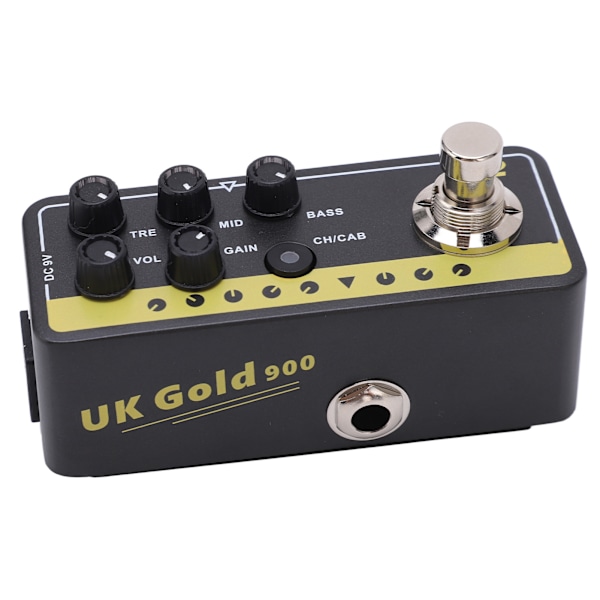 Mikro Preamp Digital Elektrisk Gitarr Singel Effekt Musikinstrument Förstärkare M002