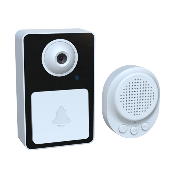 WiFi videodörrklockakamera, trådlös dörrklockakamera, 2-vägsljud, rörelsedetektering