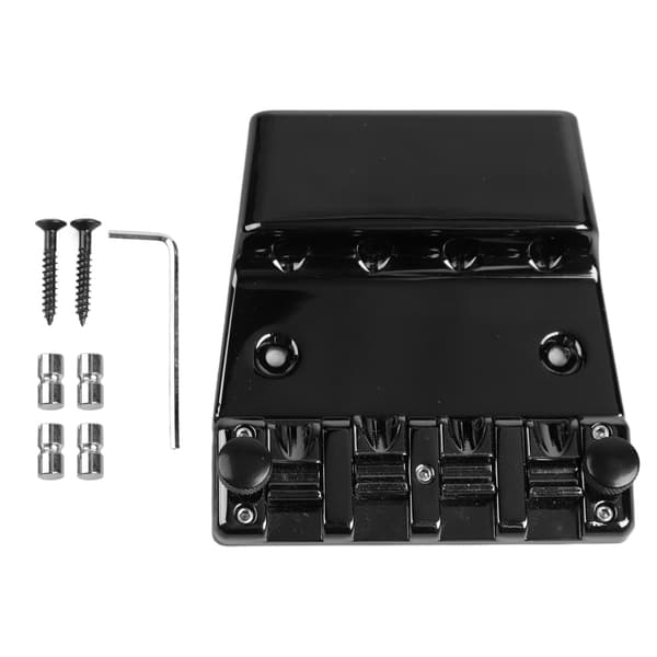 Gitarrstall 4 strängar metall stallstycke instrumenttillbehör för bas elgitarrer GA1029