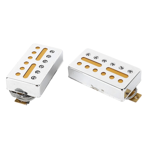 2 sæt elektrisk guitar pickup single coil klar lyd 6 huller pickup instrument tilbehør til udskiftning