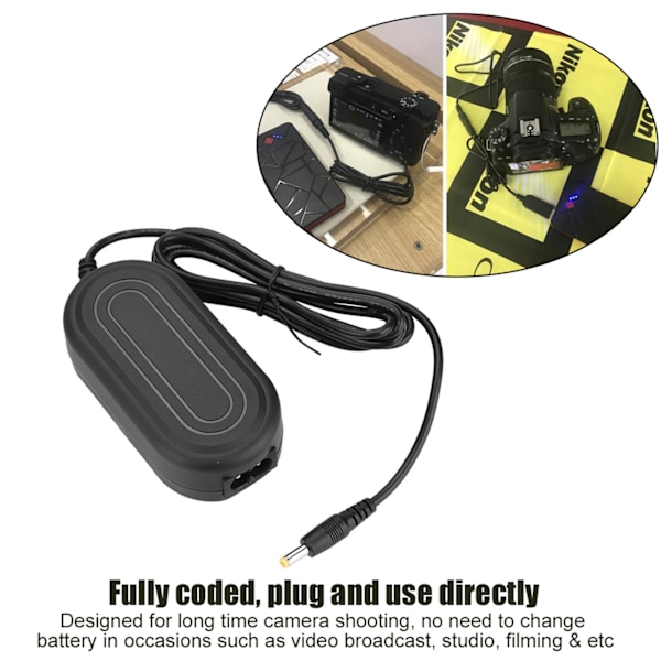 EP‑5A AC-strömadapter DC-kopplingsladdare ersätter EN‑EL14 för Nikon D5600 D5500 DC5300