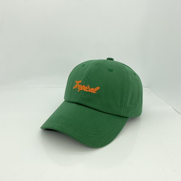 Dotpet Hat Myk Topp Bomull Allsidig Lässig Baseball Cap (Grønn)