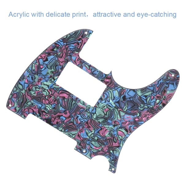 Abalone Style Akryl Humbucker Pickguard Ersättning Dekor för TL Elgitarr