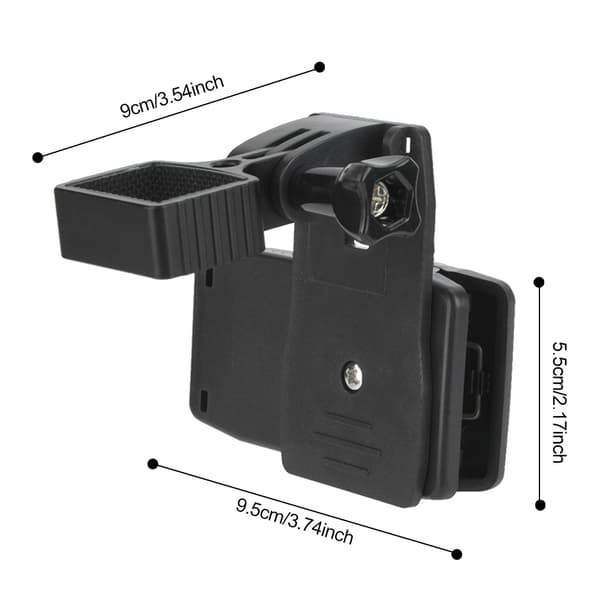 OP-Q9196 Slitesterk aluminiumslegering actionkamera stroppklipsholder for OSMO Pocket