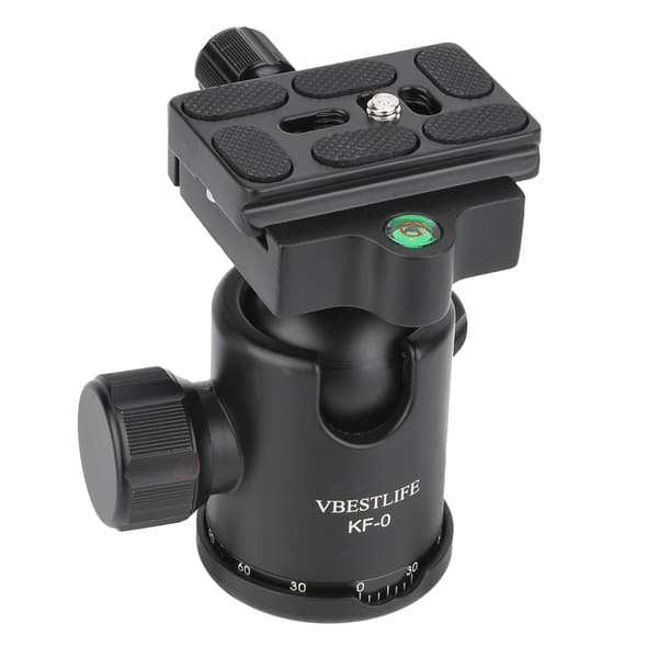 VBESTLIFE Magnalium Mini Stativ Kuglehovedmontering med Hurtigudløserplade