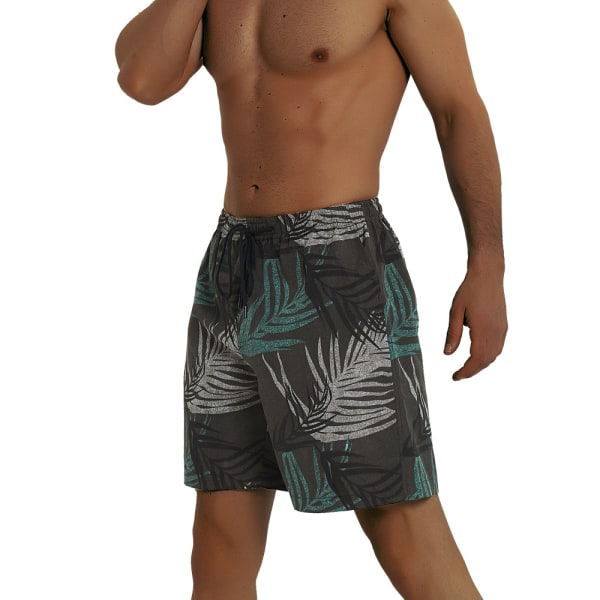 Roliga badbyxor för män Quick Dry Beachwear Sport Löpning Swim Board Shorts-DK015