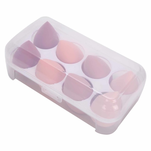 MAANGE 8pcs Makeup Sponge Set Kosmetisk Foundation Blending Sponge Blenders